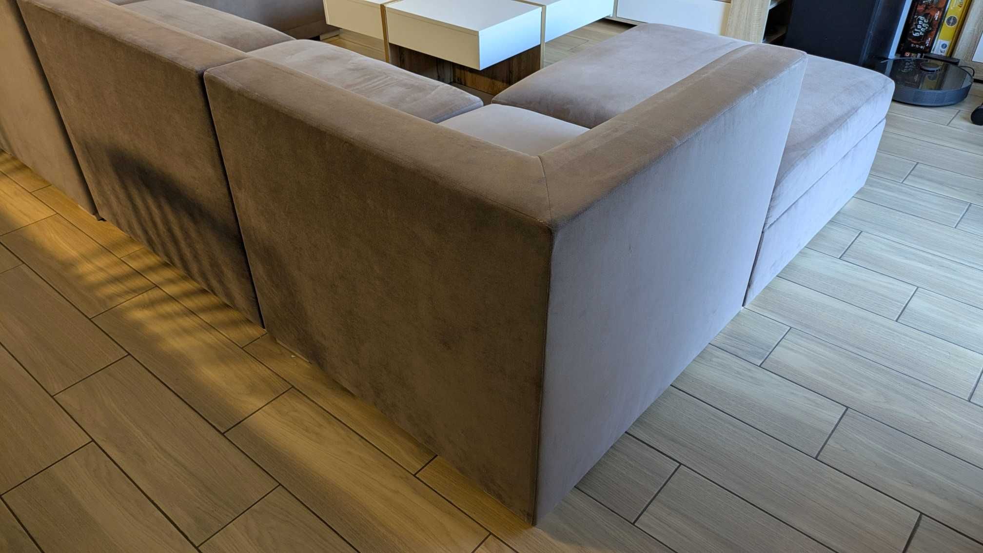 $ Narożnik modułowy z funkcją spania i pojemnikiem 340x170cm Wejnert