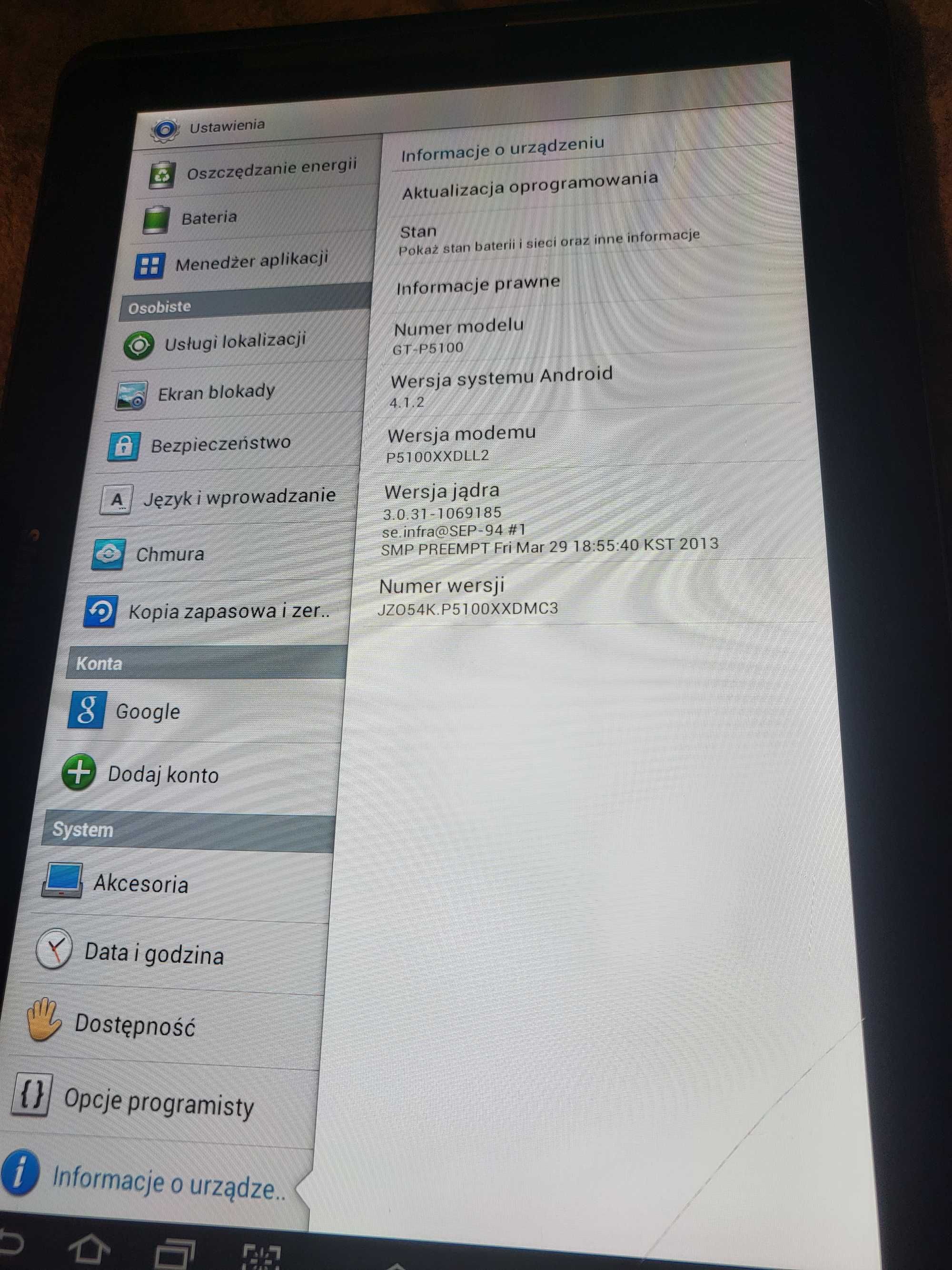 Samsung Galaxy Tab 2 10.1 (GT-P5100) plus stojak na tablet