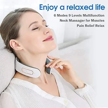 Elektrostymulator masażer szyi jt-809 z funkcją ogrzewania