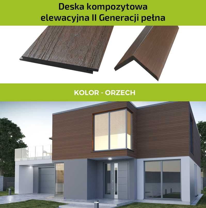 Deska elewacyjna pełna II generacji 13x42x2900mm