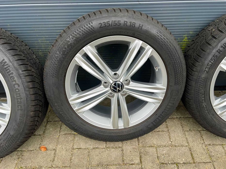 Felgi VW Tiguan 5x112 R18 et43 7J Opony ZIMOWE 235/55R18