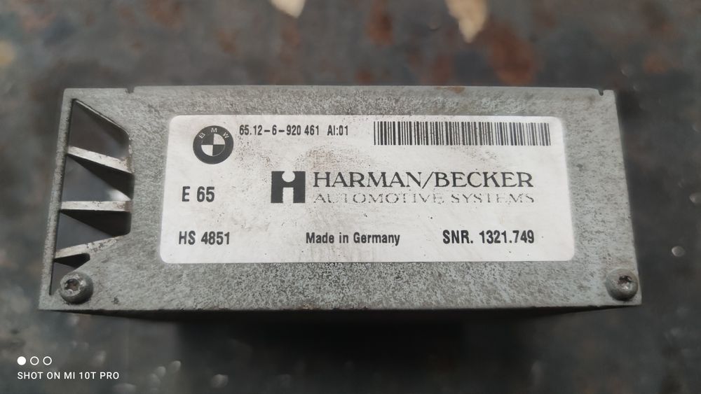 BMW e60 wzmacniacz Harman Becker