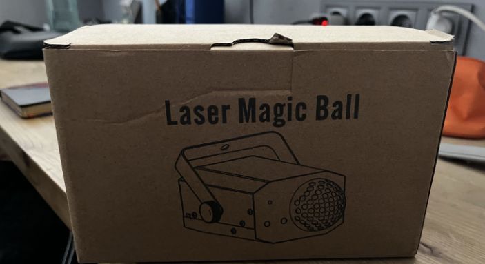 Диско-шар зі світловим проєктором Laser Magic Ball