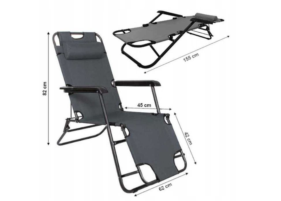 Fotel składany plażowy