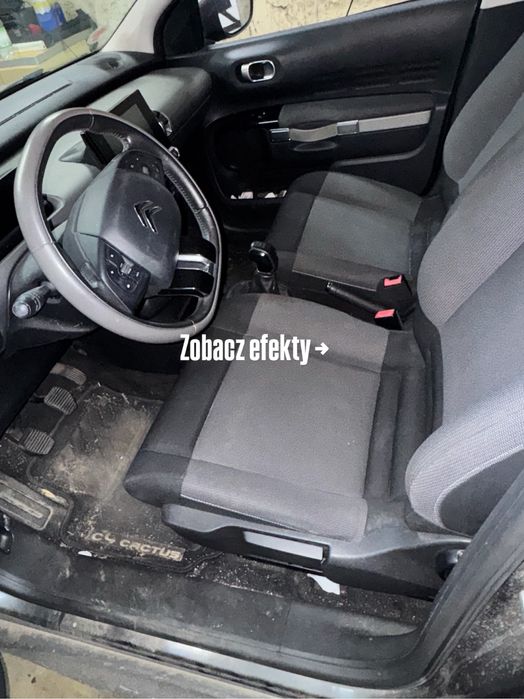 Kompleksowe czyszczenie wnętrza samochodowego