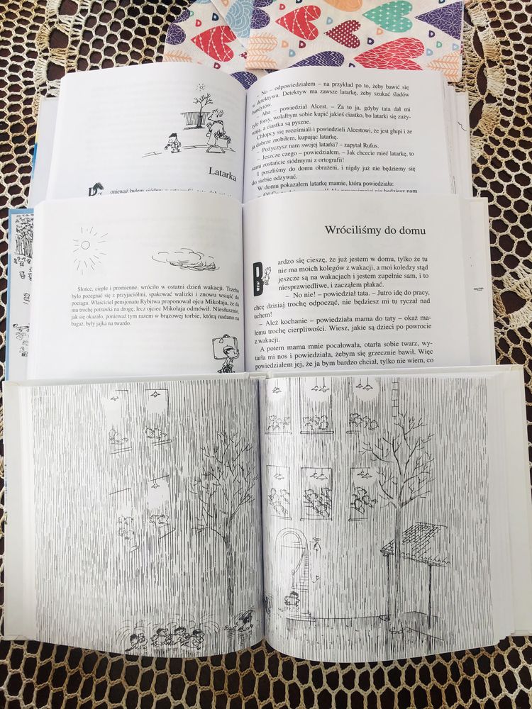 Mikolajek 3 książki - Wakacje Mikołajka, Mikołajek i inne