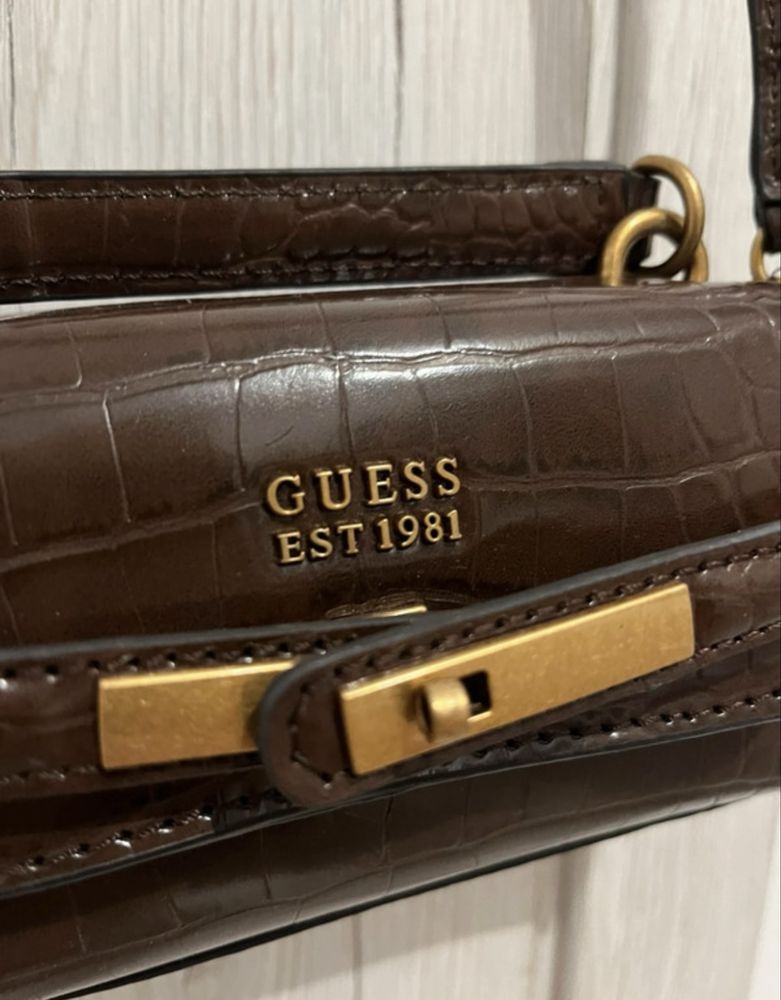 Guess bag crocodile print
