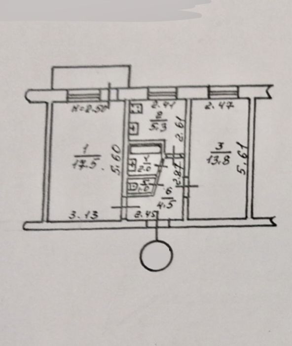 2-х комнатная квартира на Черемушках. Марш Малиновского/ Ивана Ю. Лип