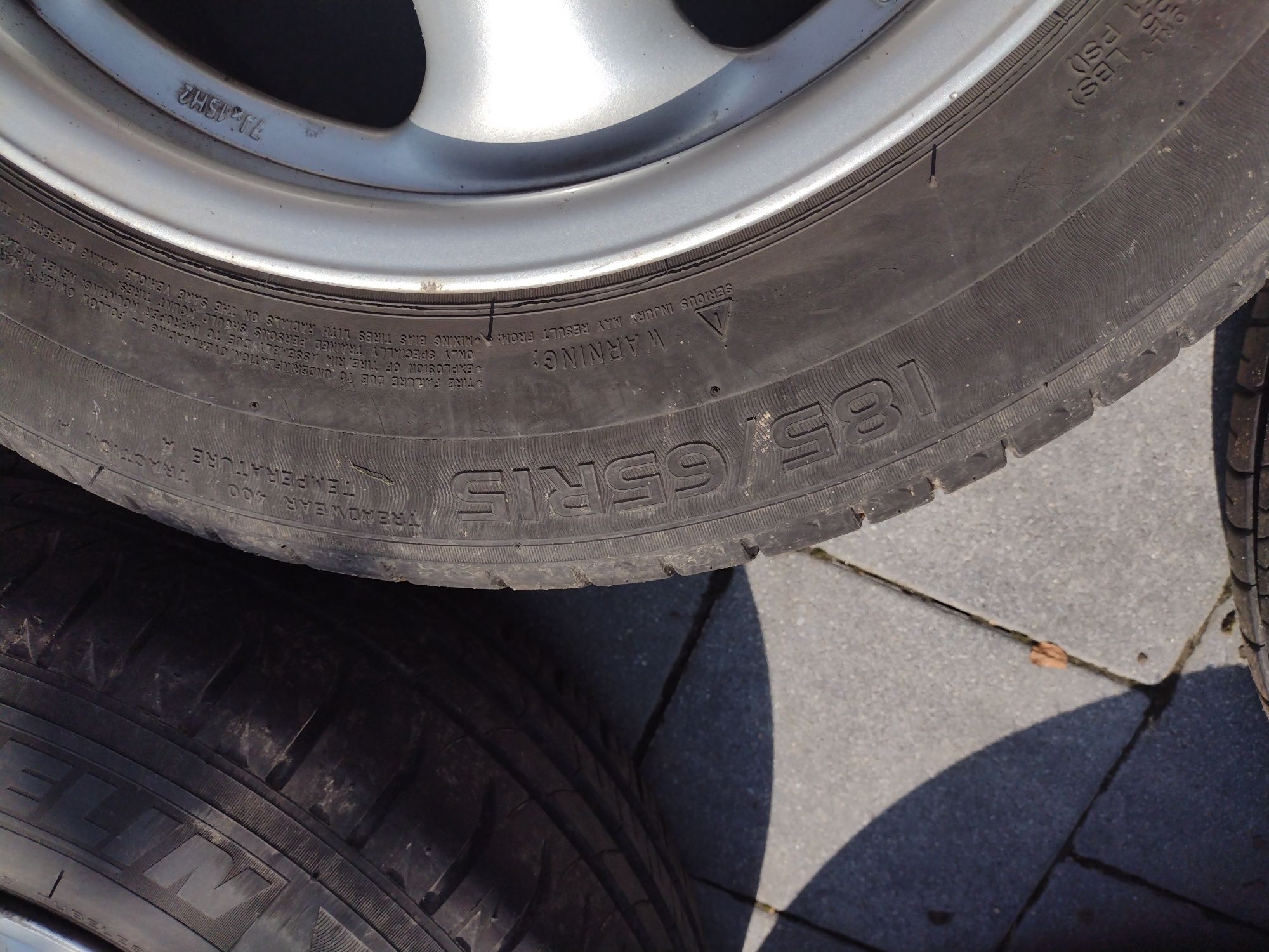 Kola 185/65R15, felgi aluminiowe