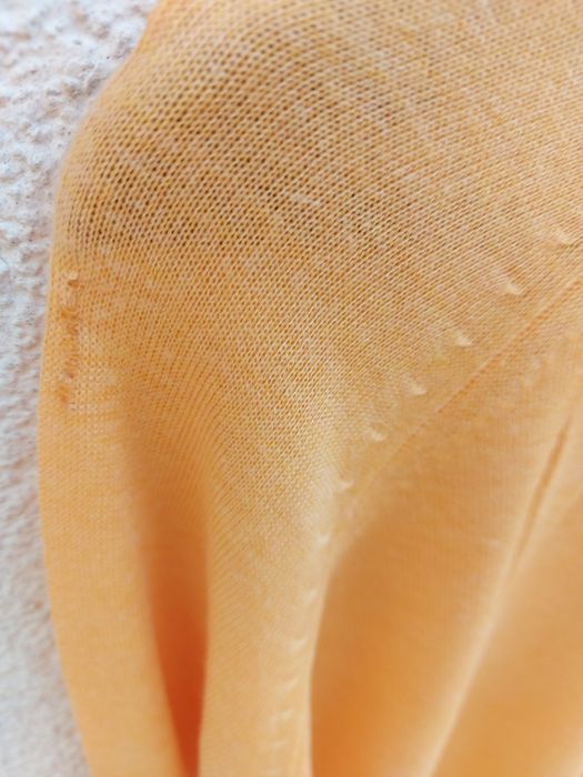 Pomarańczowy cienki sweter Zara rozmiar S