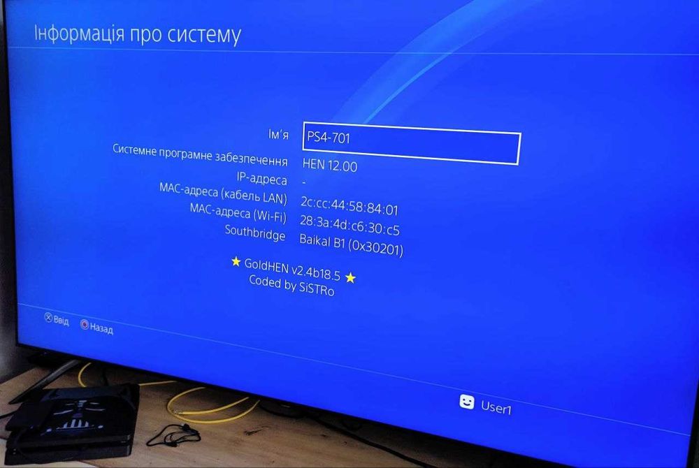 Sony Playstation 4 Slim PS4 Gold Hen v12