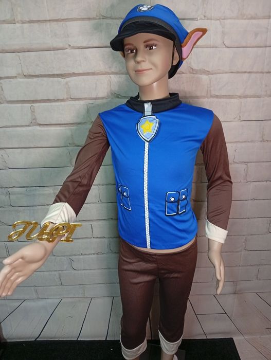 Strój karnawałowy kostium psi patrol chase policjant 110-122