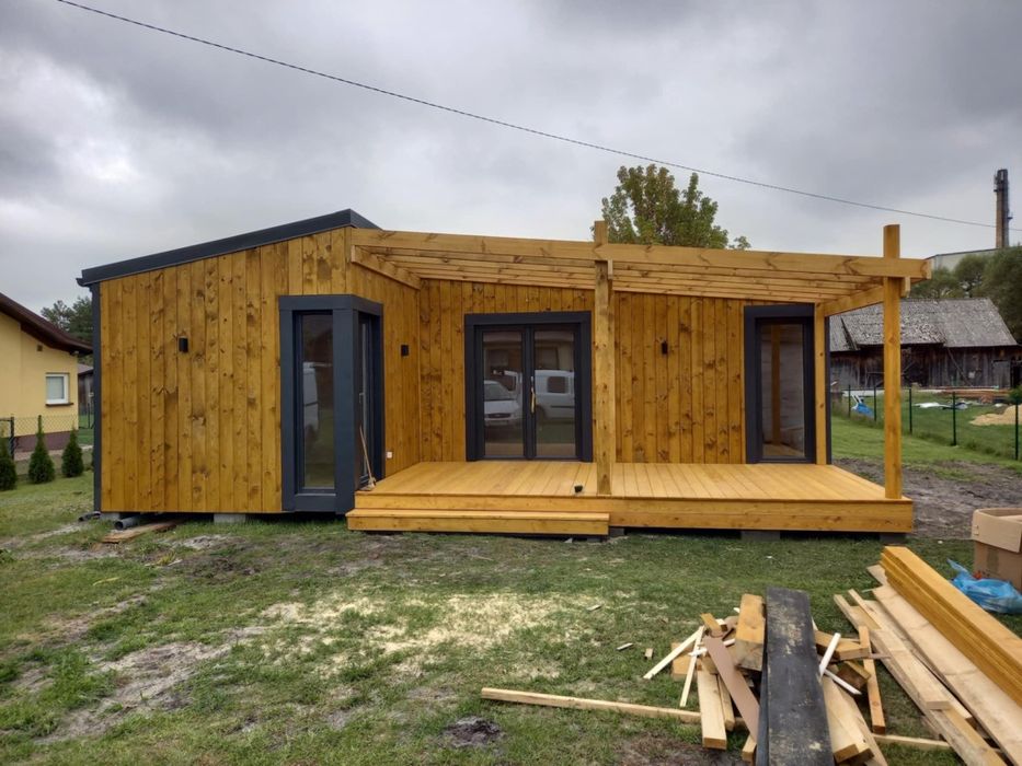 Domek drewniany i inne konstrukcje z drewna