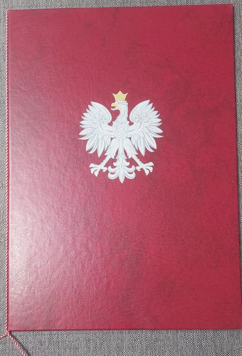 Okładka na dyplom z orlem A4