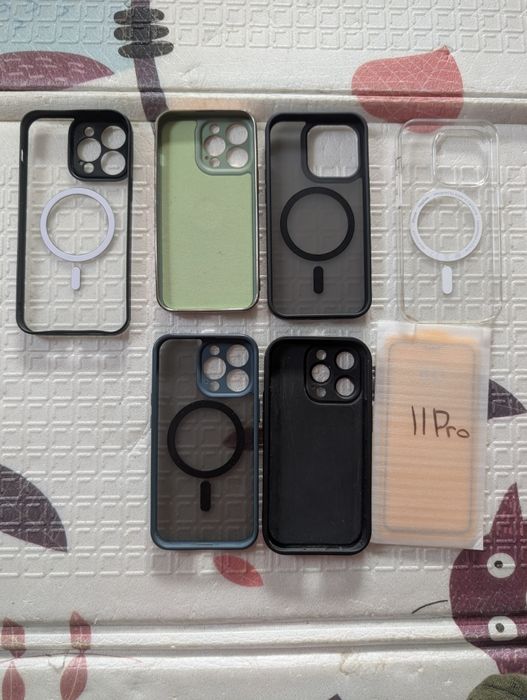 Чохол iPhone 13 pro, 14 pro, 14 pro max, захисне скло iPhone 11 pro