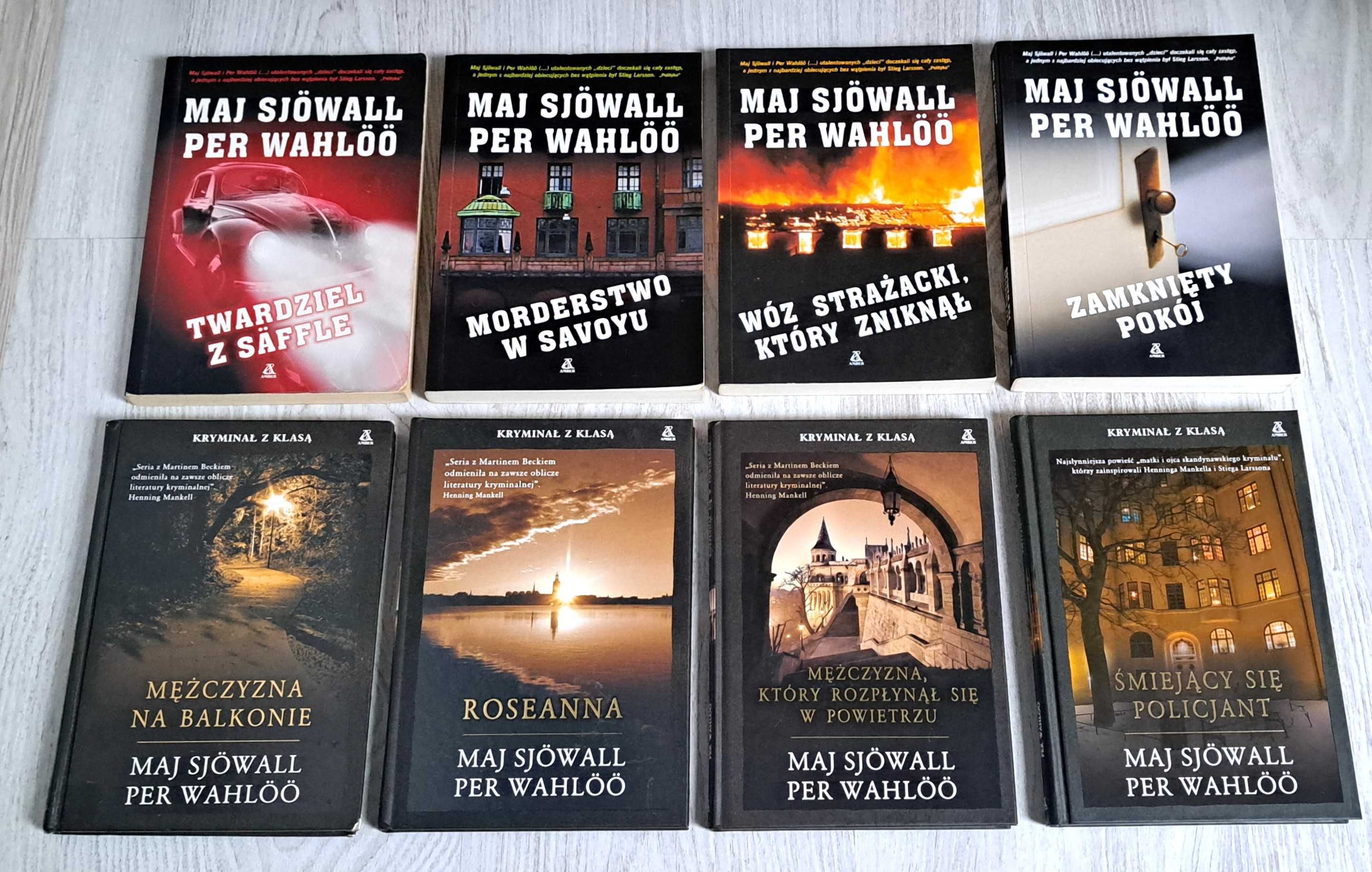 8x Wahloo Roseanna Mężczyzna na balkonie Twardzie Savoyu Wóz strażacki