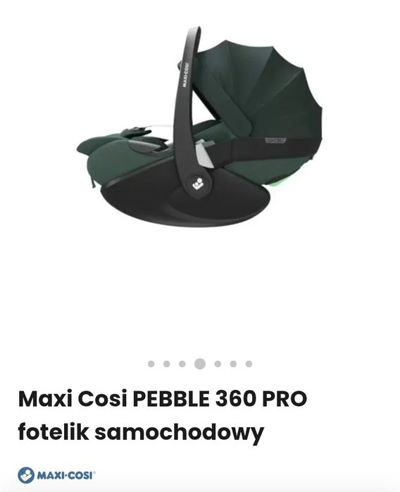 Fotelik z bazą obrotową