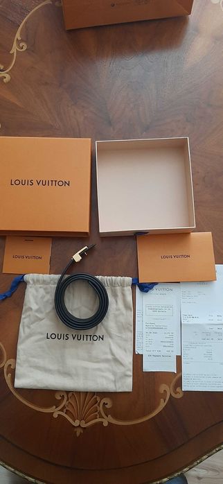 Louis Vuitton Pasek do spodni orginał z butiku w Antwerpi Belgia