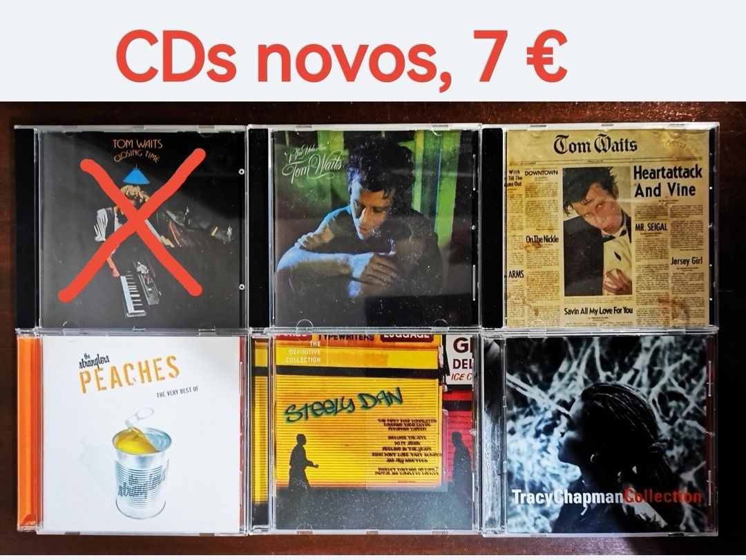 CDs e DVD novos e semi-novos