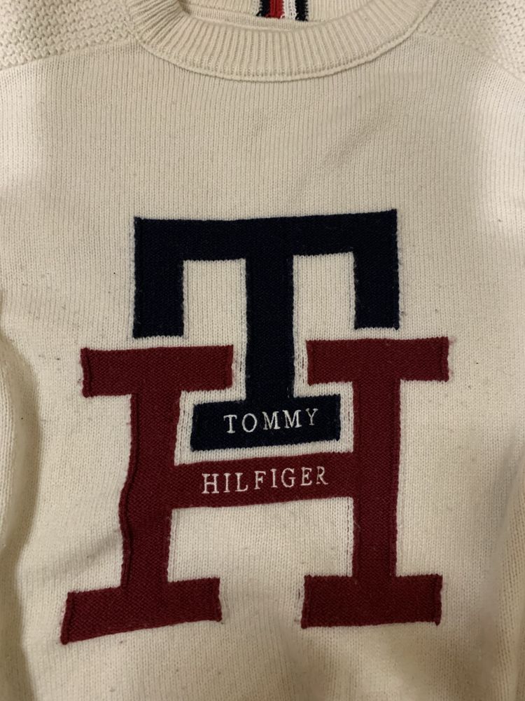 Tommy Hilfiger шерстяний casual  светр y2k