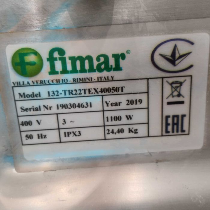 Мясорубка профессиональная Fimar TR22/TE (Италия), 2019 год