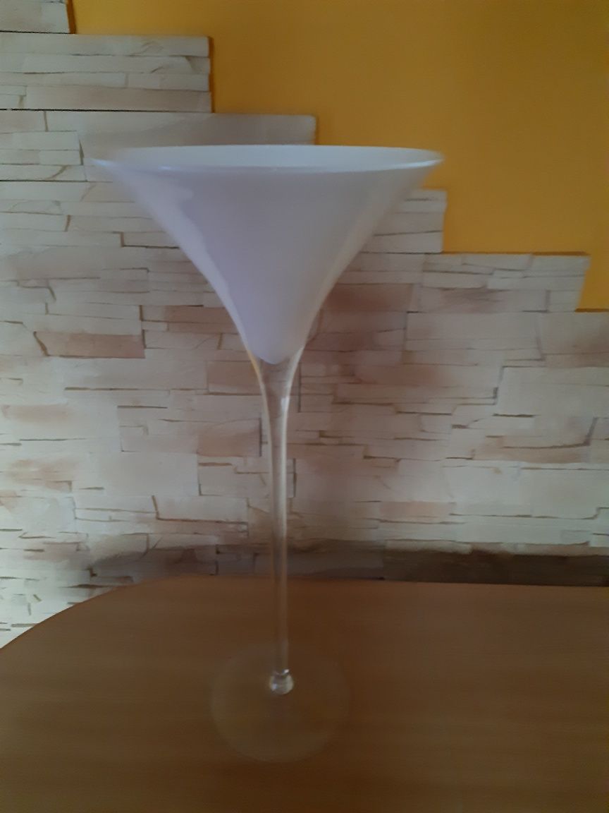 Duży szklany wazon martini 70cm