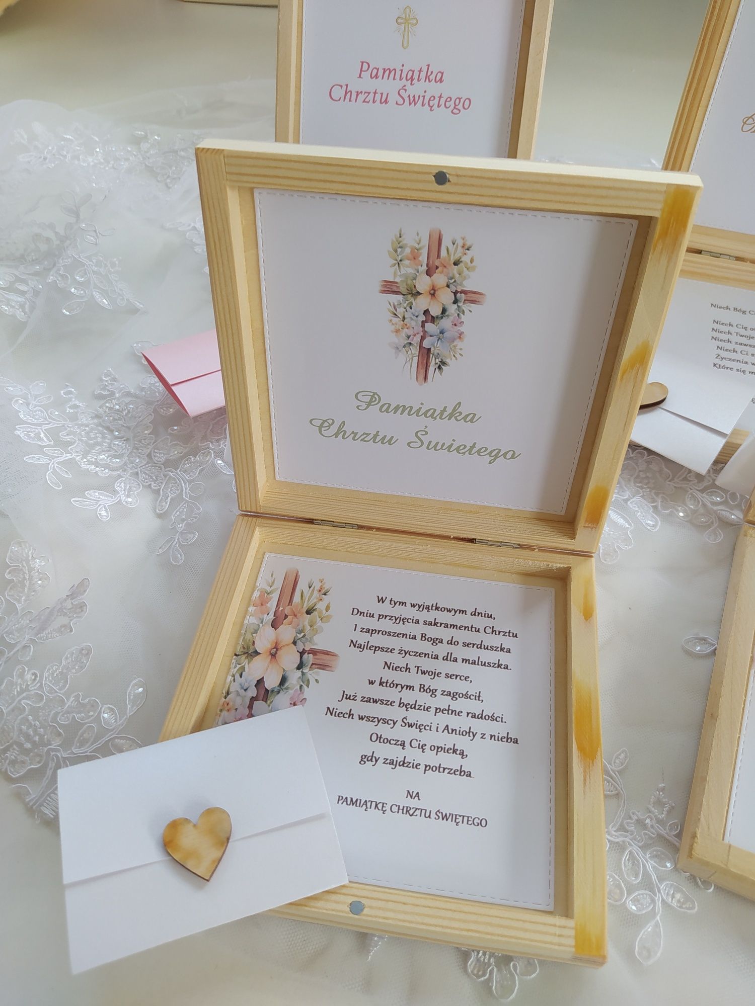 Pamiątka Chrztu Świętego Pudełko na pieniądze