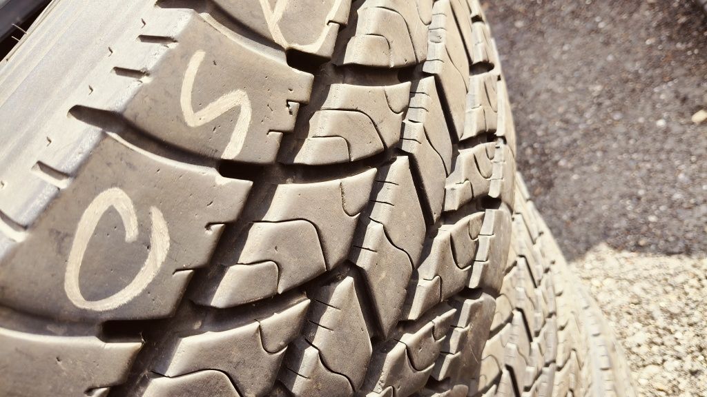 Opony 315/60r22.5 używane Goodyear napęd przód bez napraw