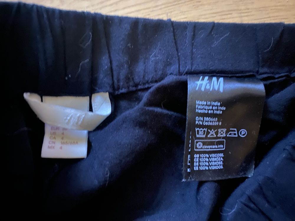 Spodnie klasyczne baggy szarawary H&M