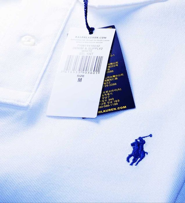 Polo Ralph Lauren koszulka L biała PRL polówka Japa boss philipp plein