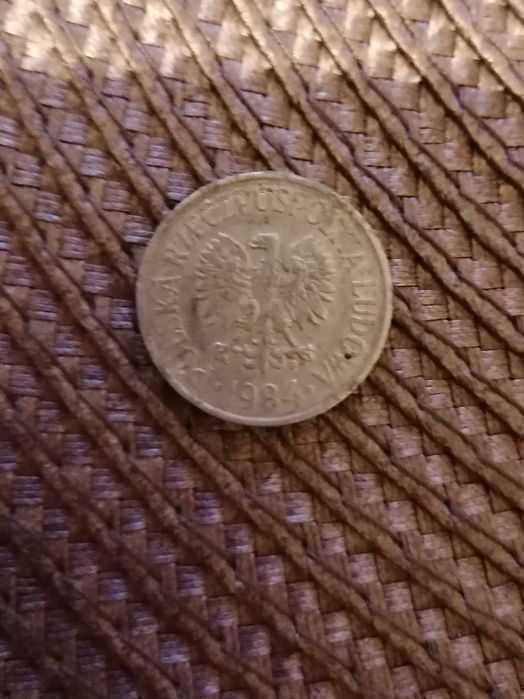 Stara moneta PRL 50 gr z 1984 roku