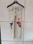 Pull&Bear jeansy rurki cekiny nowe r.34/XS