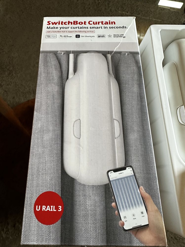Автоматика для штор SwitchBot Curtain 3 U Rail