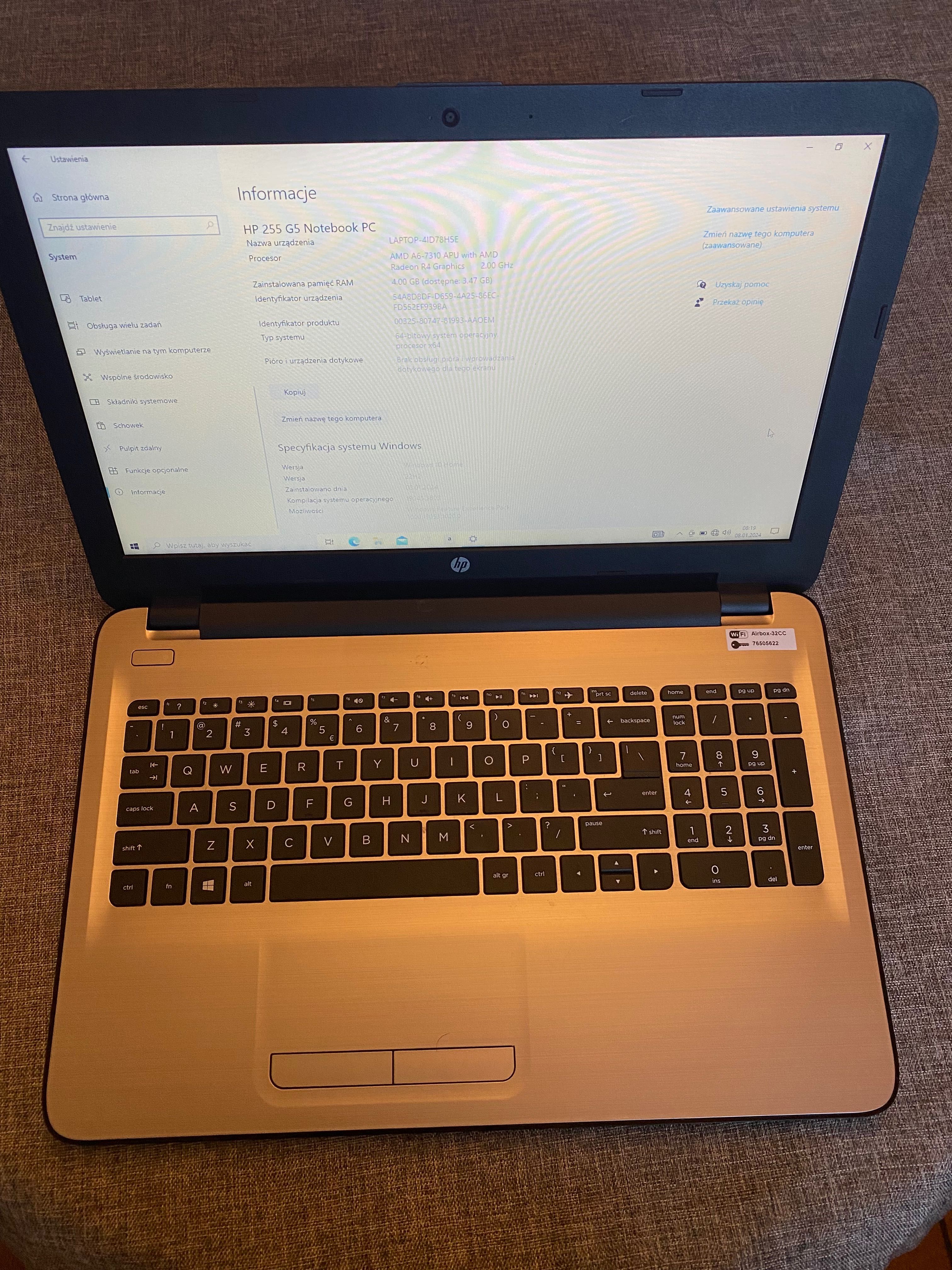 Laptop HP 255 G5