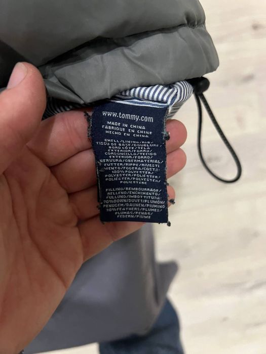 Пуховик, пухова куртка tommy hilfigef