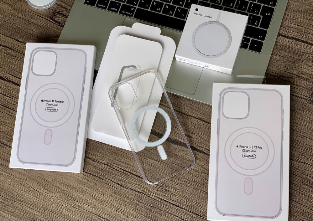 Чехол Clear Case MagSafe iPhone 12  Pro  Max Про Макс Прозрачный
