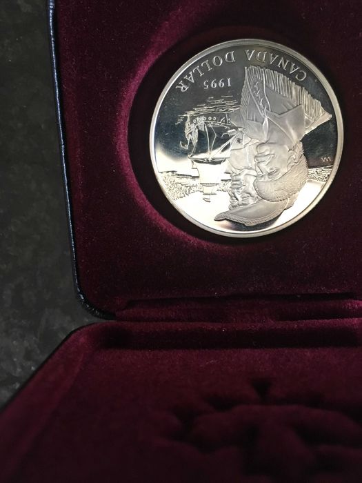 1995 Proof dollar silver 925 after - royal canadian mint
