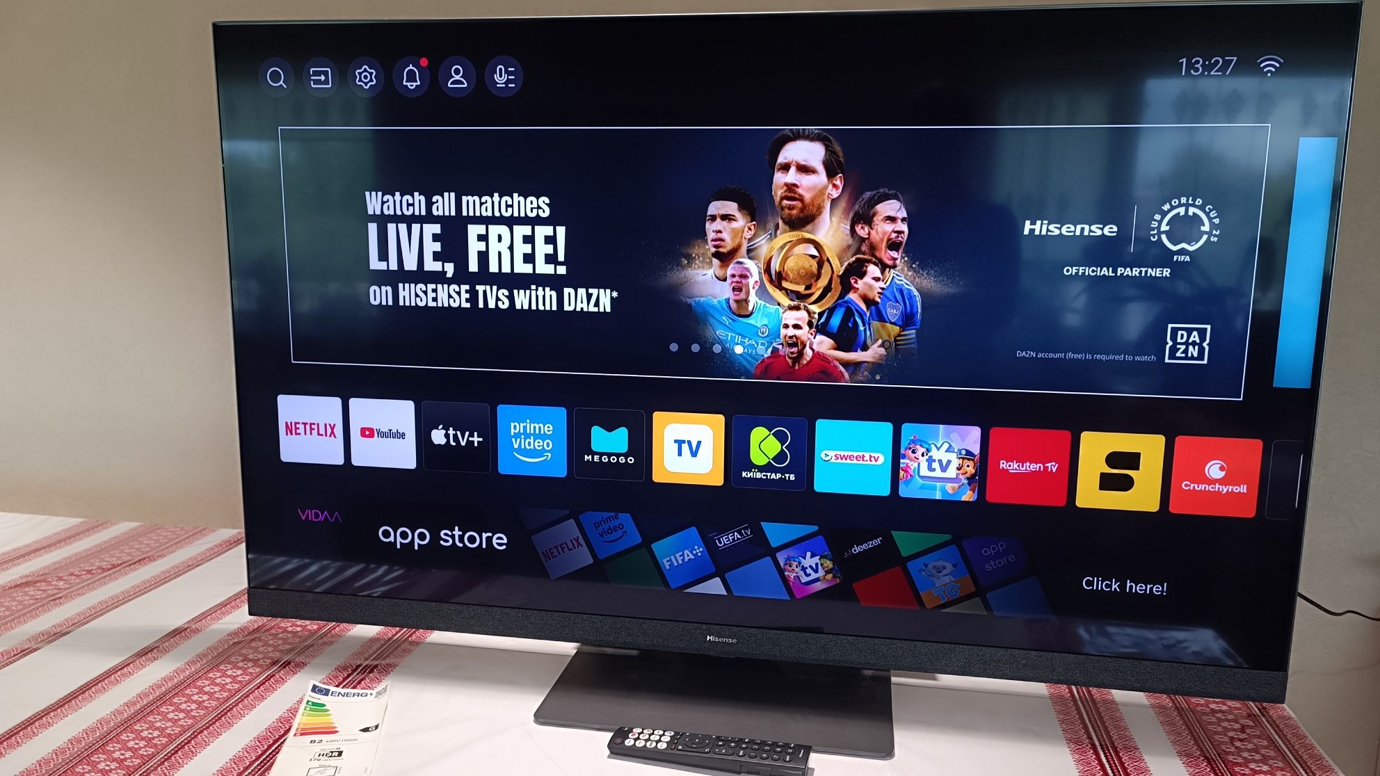 Телевізор Hisense 55U8HQ ULED Smart TV T2 120 Hz