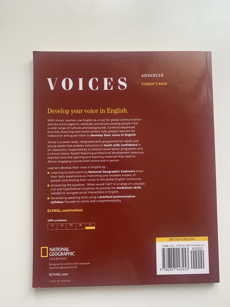 Voices Advanced C1 Student’s book