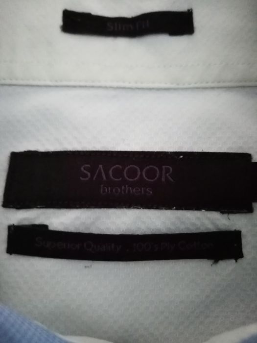 Camisa sacoor brothers(slim fit) como nova
