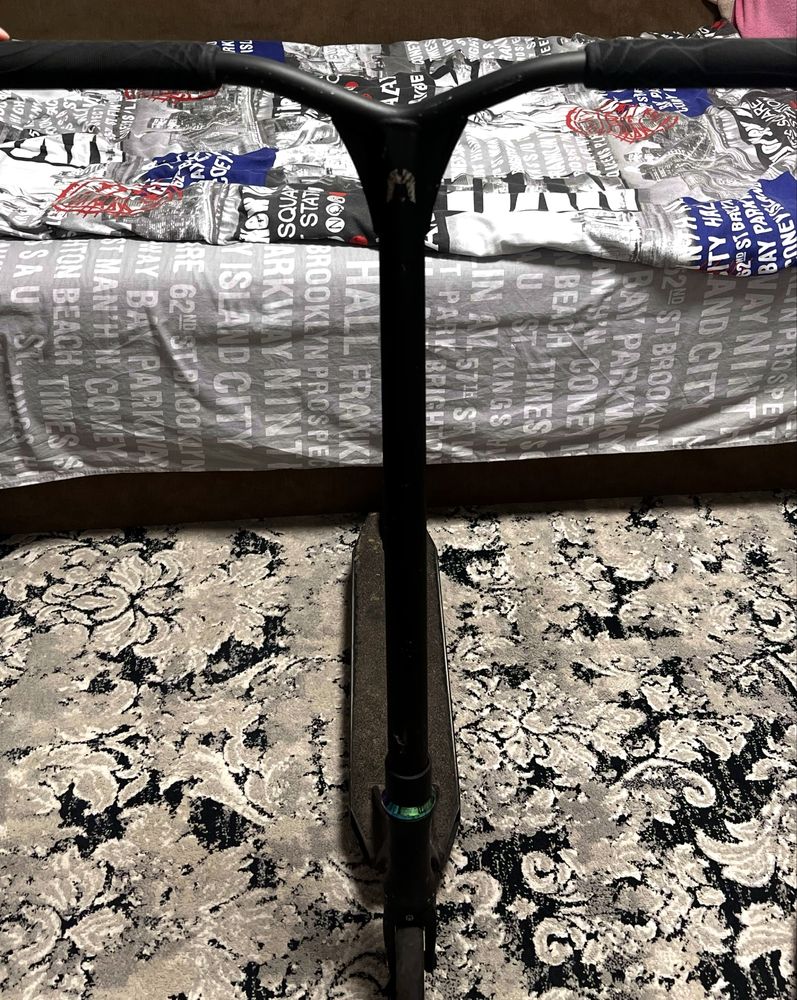Трюковий самокат Ethic Erawan Pro Scooter (Black-Rainbow)