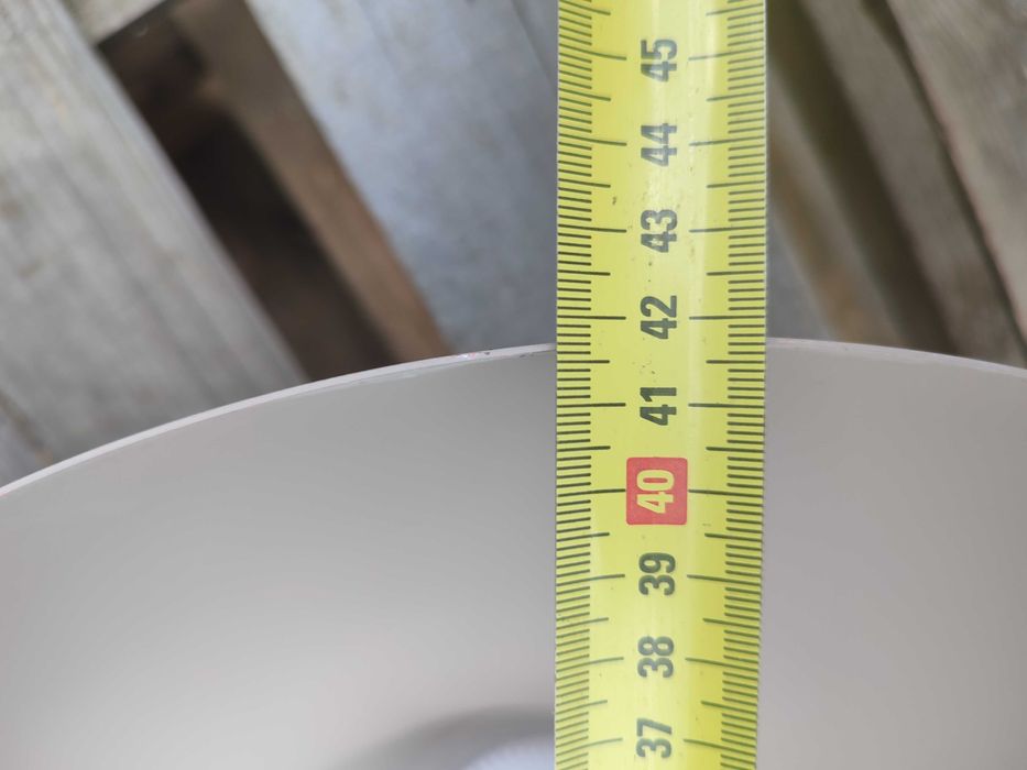 Lampa wisząca ledowa jasny brąz średnica 42cm