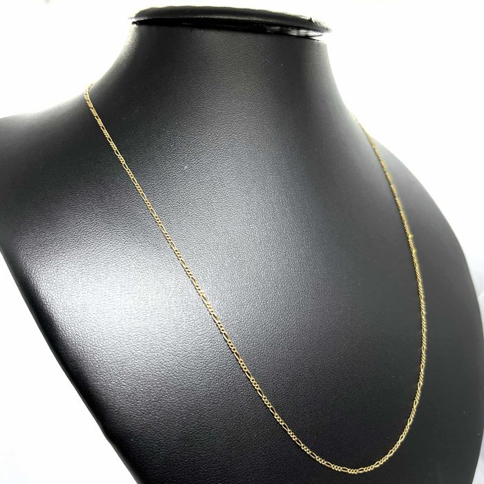 Złoty Łańcuszek Próby 585 1,94g Długość 48cm Figaro Ocechowany