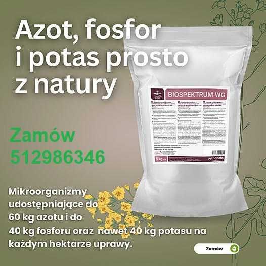 Biospektrum Wg preparat mikrobiologiczny dla roślin nawóz doglebowy