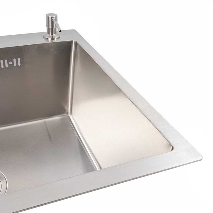 Кухонна мийка нержавійка 60*50 VALESO Handmade