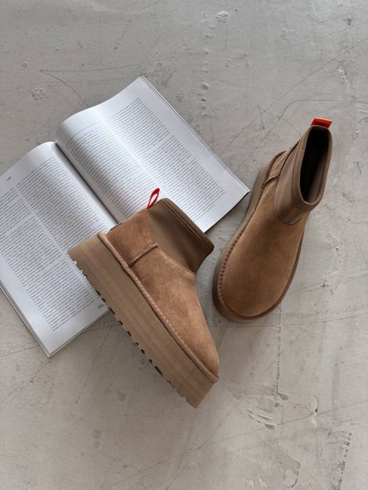 Черевики чоботи Уггі UGG Classic Mini Dipper Chestnut діппер