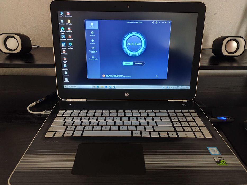 Portátil HP 15.6" i7, WIN 10 pouco usado