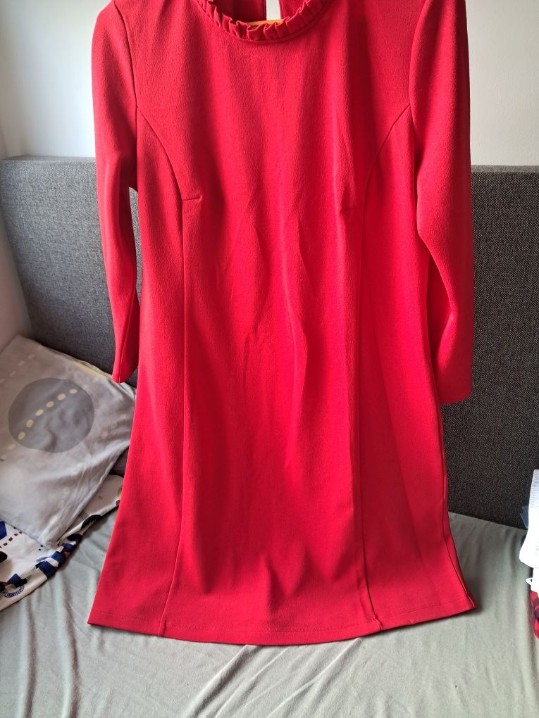 Orsay piękna czerwona sukienka święta rozmiar M