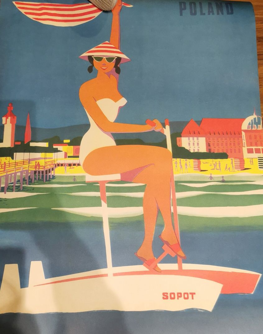 Plakat Sopot Poland 67x97 nowy