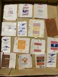 Lote de 500 involucros de açucar estrangeiros  anos 60 a 00
